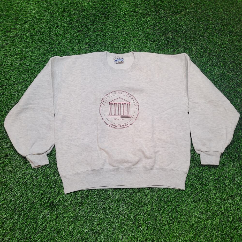 Vintage 1993 DECUS Tech Promo GEAR Sweatshirt XL (Tagged M) USA RARE
